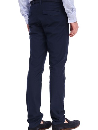 Темно-сині брюки BOSS : фото 6 - Invogue